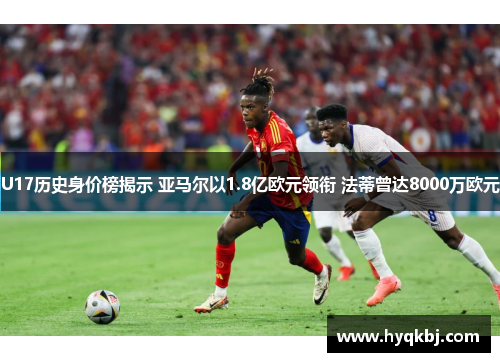 U17历史身价榜揭示 亚马尔以1.8亿欧元领衔 法蒂曾达8000万欧元 U17历史身价榜揭示 亚马尔以1.8亿欧元领衔 法蒂曾达8000万欧元